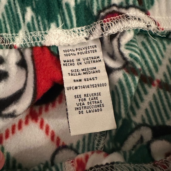 🎄❤️ NWOT Disney Adult Mickey & Minnie Christmas PJ Set - Picture 3 of 4